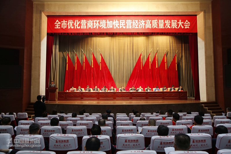 全市優化營商環境加快民營經濟高質量發展大會召開